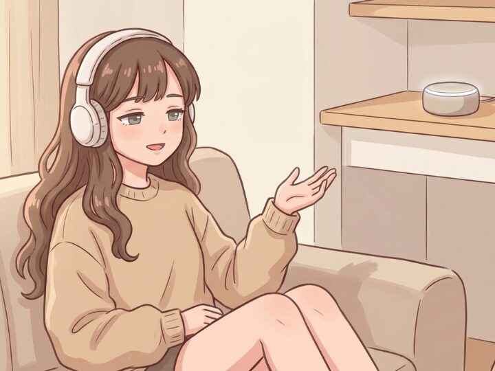 スマート家電に満足している様子