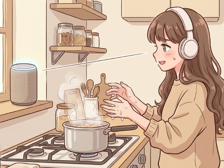 料理中に手が塞がっていても声だけでリマインダー・買い物メモが片付く