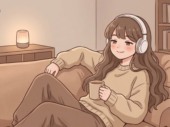 声で操作しながらくつろぐ管理人Y