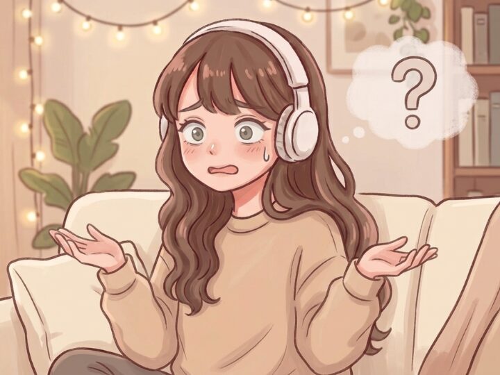 audibleを聞いてるも頭に入ってきていない様子