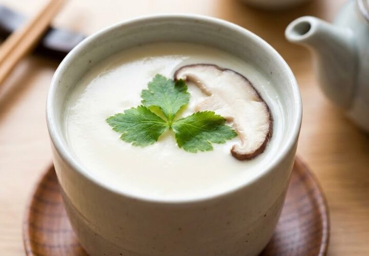 レンジで簡単！白身だけの茶碗蒸し風