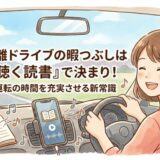 長距離ドライブの暇つぶしは「聴く読書」で決まり!一人運転の時間を充実させる新常識