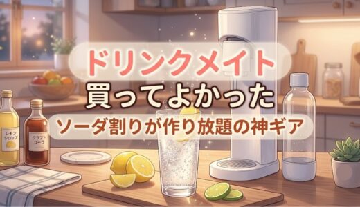 ドリンクメイトを買ってよかった｜ソーダ割りが作り放題の神ギア