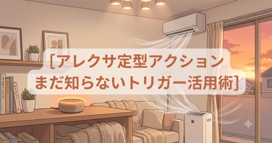 アレクサの「定型アクション」にまだ知らない使い方があるかも｜トリガーの活用術