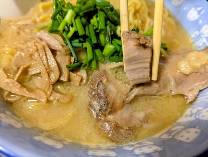 大島 味噌らーめんのチャーシュー