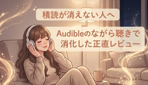 積読が消えない人へ｜Audibleのながら聴きで消化した正直レビュー
