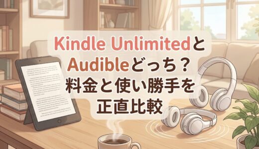 Kindle UnlimitedとAudibleどっち？料金と使い勝手を正直比較