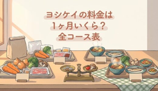 ヨシケイの料金は1ヶ月いくら？高いと感じる人への答えと全コース表